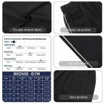 Men's Open Bottom Jogging Sweatpants with Pockets