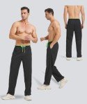 Men's Lightweight Athletic Sweatpants with Pockets - 3 Pack