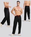 Men's Lightweight Athletic Sweatpants with Pockets - 3 Pack