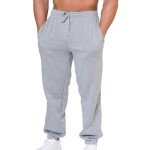 Asfoor Men's Fleece Lined Jogger Sweatpants - Grey