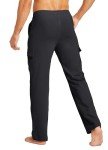 Willit Men's Black Cotton Yoga Sweatpants Pants