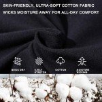 Willit Men's Black Cotton Yoga Sweatpants Pants