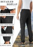 Men's Lightweight Cargo Jogger Pants with Pockets