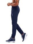 Men's Athletic Jogging Pants with Zipper Pockets