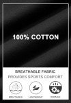 Men's Black Casual Joggers with Elastic Waist