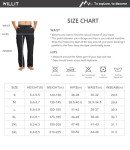 Willit Men's Black Cotton Yoga Sweatpants Pants