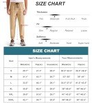 Men's Black Casual Joggers with Elastic Waist
