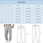 Men's Heavyweight Cargo Sweatpants with Pockets - E-Dark Gray