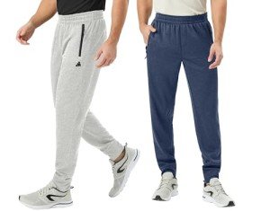 TEX2FIT Men's Sweatpants 2-Pack with Tapered Legs