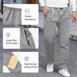 Men's Fleece Lined Waterproof Winter Sweatpants