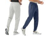 TEX2FIT Men's Sweatpants 2-Pack with Tapered Legs