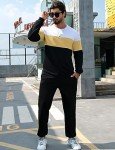 Babioboa Men's Color Block Tracksuit Set