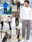 Men's Fleece Lined Waterproof Winter Sweatpants