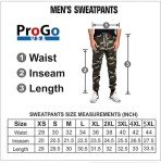 ProGo Men's Fleece Camouflage Joggers - X-Large