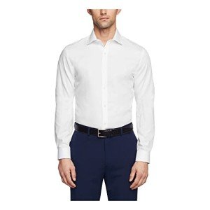 Tommy Hilfiger Men's Slim Fit Dress Shirt - White