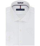 Tommy Hilfiger Men's Slim Fit Dress Shirt - White