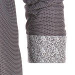 Men's Slim Fit Button-Down Dress Shirt, Black Floral