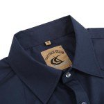 Men's Western Short Sleeve Button-Up Shirt - Navy