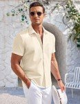 Men's Short Sleeve Wrinkle-Free Button Down Shirt