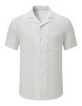 Men's Casual Button-Up Muscle Shirts with Pocket