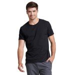 Russell Athletic Men's Black Cotton Performance T-Shirt