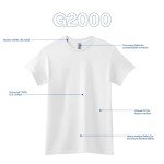 Gildan Men’s Ultra Cotton T-Shirt 2-Pack - White