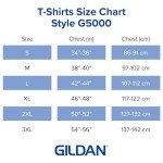 Gildan Men's Heavy Cotton T-Shirt 2-Pack, Black