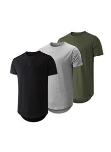Men's 3-Pack Casual Cotton Short Sleeve T-Shirts