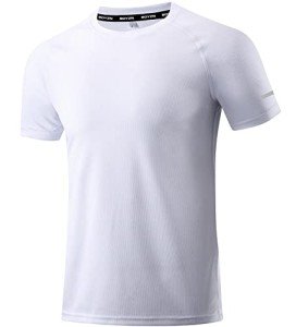 Boyzn Men's Moisture-Wicking Workout T-Shirt - White