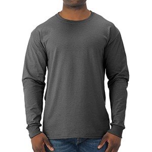 Jerzees Men's Long Sleeve Dri-Power Tee - Black