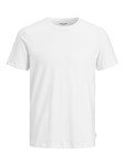 JACK & JONES Men's White Regular Fit T-Shirt
