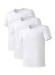 David Archy Men's Moisture-Wicking Bamboo Undershirts 3-Pack