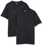 Men's Regular-Fit Crewneck T-Shirt 2-Pack - Charcoal