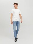 JACK & JONES Men's White Regular Fit T-Shirt