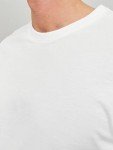 JACK & JONES Men's White Regular Fit T-Shirt