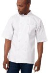 Men’s White Volnay Chef Coat - Medium