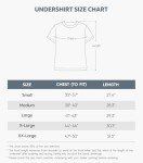 David Archy Men's Moisture-Wicking Bamboo Undershirts 3-Pack