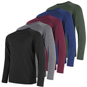 Men's Quick-Dry Long Sleeve T-Shirt for Outdoors