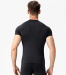 Men's Black Short Sleeve Compression Workout Shirt