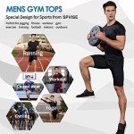 Men's Black Short Sleeve Compression Workout Shirt