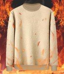 TACVASEN Men's Warm Sherpa Crewneck Sweatshirt