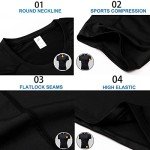Men's Black Short Sleeve Compression Workout Shirt