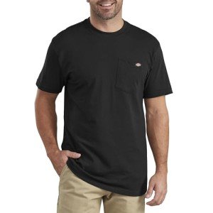 Dickies Men's Black Pocket T-Shirt X-Large