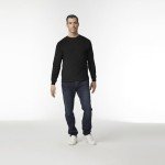 Gildan Men's Black Long Sleeve T-Shirt 2-Pack