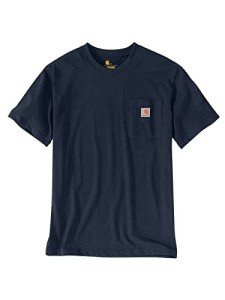 Carhartt Men's Heavyweight Pocket T-Shirt, Navy