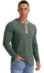 Sailwind Men's Cotton Henley Long Sleeve Shirt
