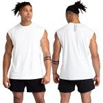 Men's 3-Pack Gym Tank Tops - Black, White, Grey
