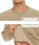 TACVASEN Men's Warm Sherpa Crewneck Sweatshirt