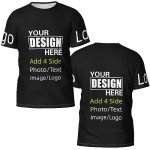 Personalized Men's Custom T-Shirts - Design Your Own