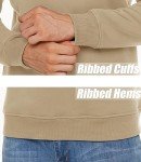 TACVASEN Men's Warm Sherpa Crewneck Sweatshirt